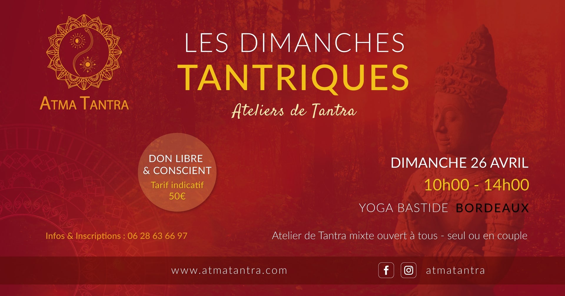 Atelier Atma Tantra Avril 2026